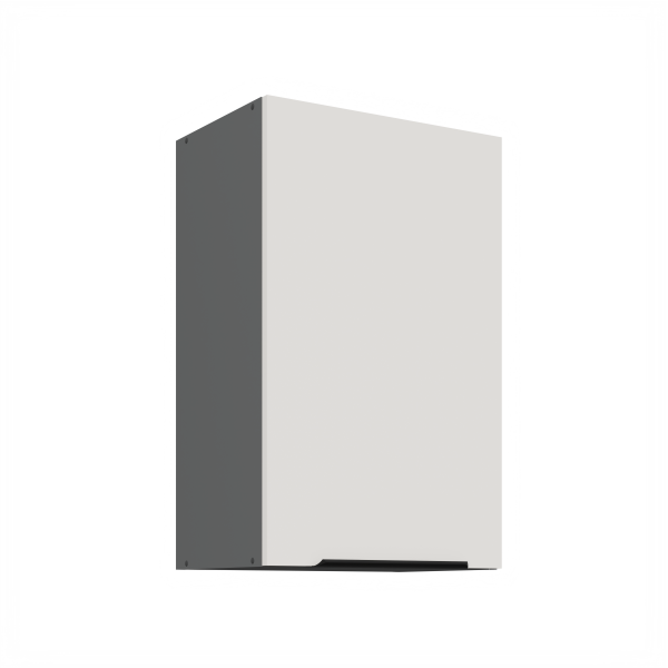 Horní skříňka Aria ANT 45 G-72 1F Barva korpusu: Antracit, Barva dvířek: WH - Crystal white AFM