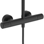 IDEAL STANDARD - Ceratherm T25 Sprchový set s termostatem, průměr 25 cm, hedvábná černá A8489XG