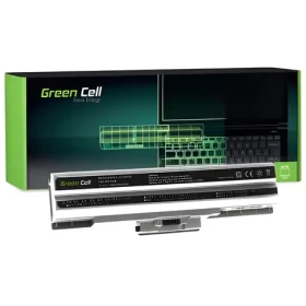 Green Cell pro Sony Vaio VGN-FW PCG-31311M VPCCW VPCF stříbrná / Baterie pro notebook / Li-Ion 11.1V / 4400mAh (SY05)