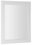 AQUALINE - FAVOLO zrcadlo v rámu 70x90cm, bílá mat FV090