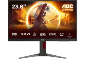 23,8" AOC 24G4HA černá / Monitor / Fast IPS / 1920x1080 / 200Hz / 0,5ms / HDMI + DP / repro (24G4HA)