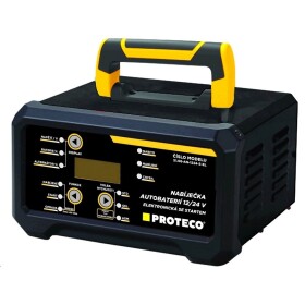 Nabíječka autobaterií MAX-15 230V 12/24V elektronická se startem PROTECO