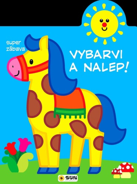 Vybarvi nalep! Koník