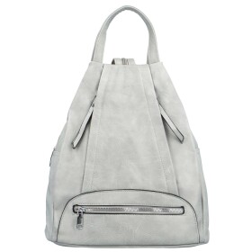 Trendy dámský koženkový batůžek Coleta, šedý