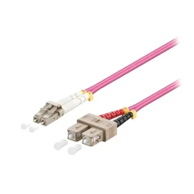 XtendLan FO patch LC-SC / Optický patch kabel / Multimode 50/125 OM4 / Duplex / 10 m / LS0H (FOP-LCSC-D-10-50-OM4)