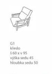 FAGUS Křeslo Gita