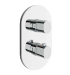 RAVAK - Chrome II Termostatická baterie pod omítku, pro 2 spotřebiče, chrom X070455