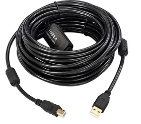 Cable USB 2.0 A-B aktivní kabel 20 m černá / Kabel / USB 2.0 / 480 Mbit/s (USBAB20B-ACTIVE)