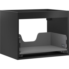 MEXEN - Box-A skříňka pro umyvadlo 60, 1 šuplík, černá mat 91AX0-0600-470-1-71