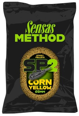 Sensas Pelety Sticky Pellets 2mm 650g - Kukuřice,Sensas Pelety Sticky Pellets 2mm 650g - Kukuřice