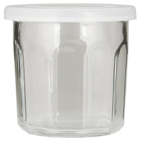 Ib Laursen Skleněná dóza s víčkem Transparent 260 ml, čirá barva, sklo