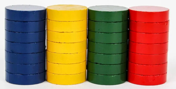 Magnety kulaté 20mm/28ks - barevné