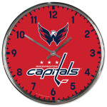 Wincraft Hodiny Washington Capitals NHL Chrome Clock
