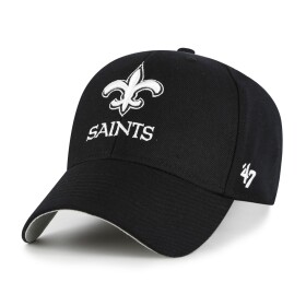 47 Brand Pánská kšiltovka New Orleans Saints NFL Black & White MVP Adjustable