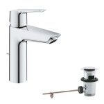 GROHE - QuickFix Start Umyvadlová baterie s výpustí, studený start, chrom 23552002