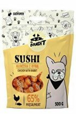 VetExpert Mr.Bandit pochoutka SUSHI kuře a ryba 500g