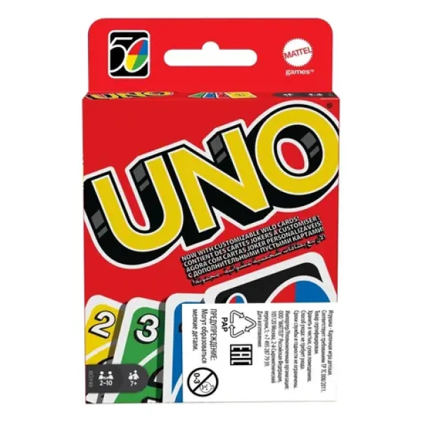 Mattel Uno karty (clipstrip)