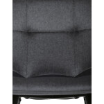 Barová židle, šedá, látka,AUB-X7015 GREY2