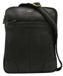 Pánské kabelky [DH] Kožená taška PTN 014 NDM BLACK jedna velikost
