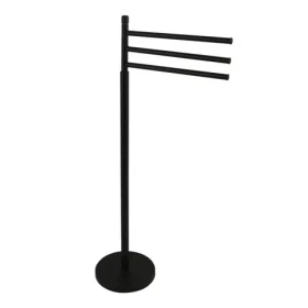MSV ELLA stojan na ručníky 3 ramena černá / ocel / 40 CM (3700703970095)