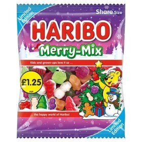 Haribo Merry-Mix Vánoční želé bonbóny 140g