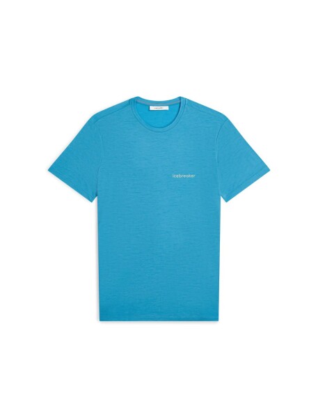 ICEBREAKER Mens Mer 150 Tech Lite SS Tee IB Wordmark, Arctic velikost: XL