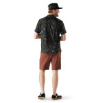 SMARTWOOL Mens Everyday Short Sleeve Button Down, Black Paisley (vzorek) velikost: M