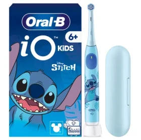 Oral-B iO 2 Kids Stitch modrá / Elektrický zubní kartáček / pro děti od 6 let / 3 režimy / cestovní pouzdro / časovač (Oral-B iO Kids Stitch)