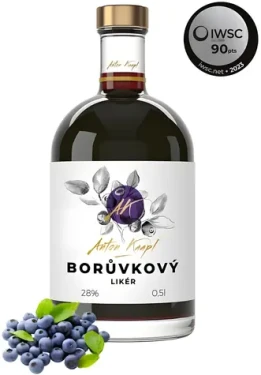 Anton Kaapl Borůvkový likér / Likér / 28 % obj. / 0,2 l (8594198430715)