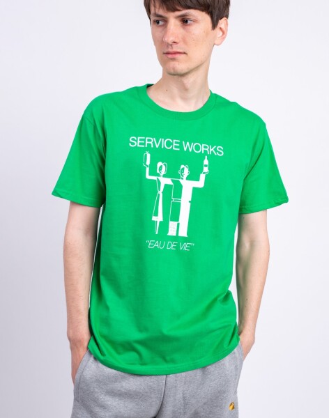 Tričko Service Works Eau De Vie Tee FOREST