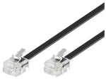 MicroConnect Modulární kabel RJ11 6P/4C 2m černá (MPK182)