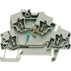 Weidmüller 1905310000 řadová svorka pro konstrukční prvky pružinová svorka Tmavě béžová 50 ks