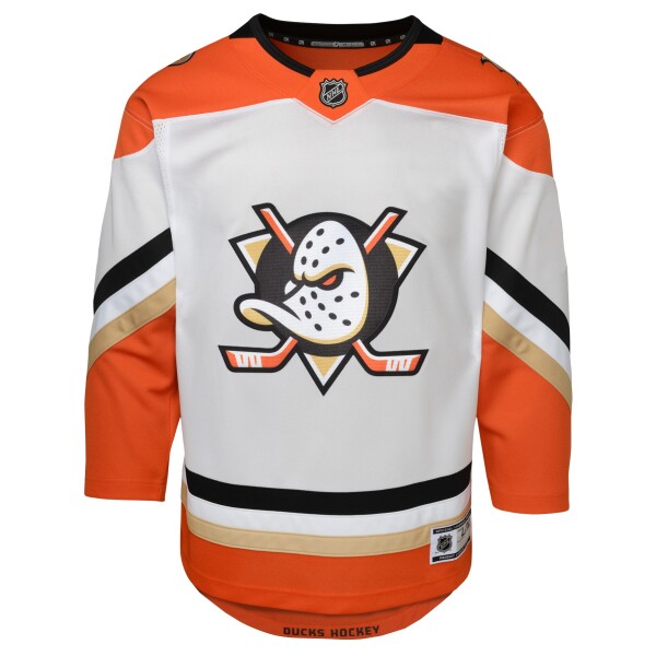 Outerstuff Dětský dres Anaheim Ducks NHL Premier White/Away Velikost: L/XL