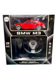 Mamido Autíčko na dálkové BMW M3 1:18 s volantovým ovládáním červené