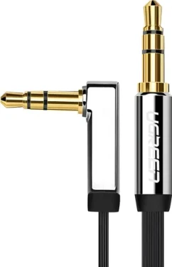 Ugreen propojovací kabel Jack 3.5mm (M-M) stříbrná / Audio kabel / 5 m (6957303817290)