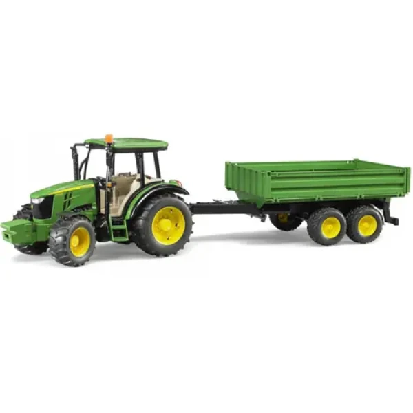 Bruder 02108 Traktor John Deere 5115M s vozem