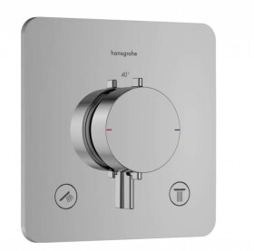 HANSGROHE - Ecostat Comfort Q Termostatická baterie pod omítku, pro 2 spotřebiče, chrom 33713000