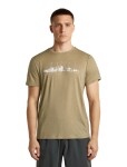 ICEBREAKER Mens Merino 150 Tech Lite SS Tee The Peaks, Cumin velikost: XL