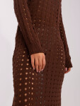 Sukienka BA SK model 18691448 ciemny brązowy - FPrice Velikost: jedna velikost