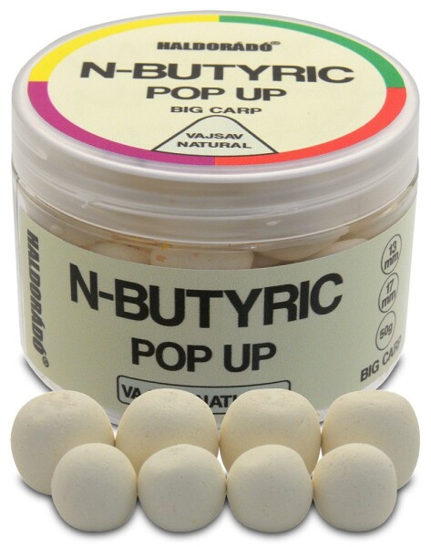 Haldorádó Pop-Up N-Butyric Big Carp 13/17mm 50g - Haldorádó Pop-Up N-Butyric Big Carp 50g 13/17mm Kyselina máselná,Haldorádó Pop-Up N-Butyric Big Carp
