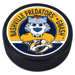 Mustang Puk Nashville Predators NHL Gnash Mascot Textured Puck