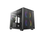 DEEPCOOL Case CG330 MESH 3F, mATX, Průhledná bočnice, 1x120mm ARGB, 2x140mm ARGB, černá EDF_1808188