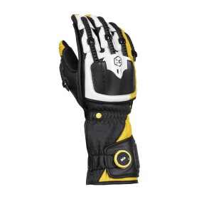 Sportovní motocyklové rukavice Knox Handroid žluté