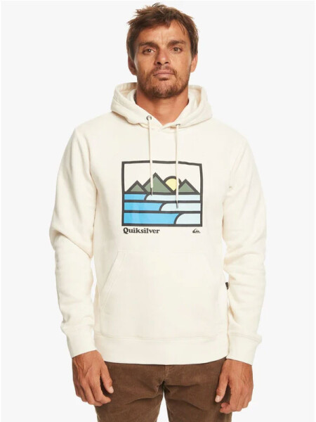 Quiksilver LANDSCAPE LINES BIRCH pánská mikina přes hlavu