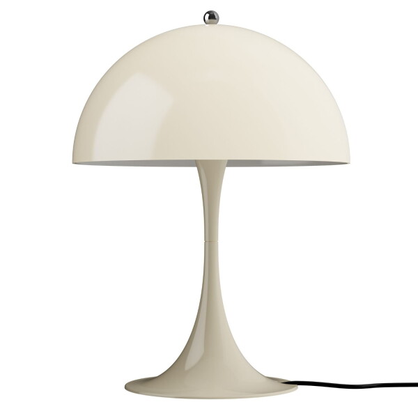 Louis Poulsen Stolní lampa Panthella 320 Opal Beige, béžová barva, plast