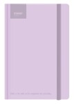 Blok A5, 100l, 80g, linkovaný - Pastel Violet s gumou