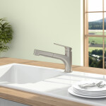 Dřezová baterie Villeroy & Boch Junis Shower, 928100LC, nerez 928100LC