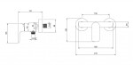 VILLEROY & BOCH - O.novo Sprchová baterie, chrom TVS10400100061