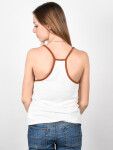 RVCA BLAZIN Vintage White dámská tílko - L