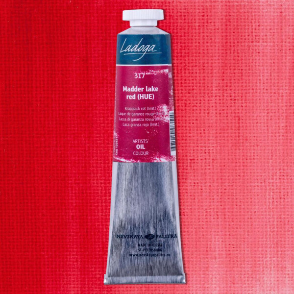 Nevskaya Palitra 1204317 Ladoga oil 46 ml červená jezero Madder lake imitace 317